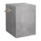 ΣΚΑΜΠΟ ΤΕΤΡΑΓΩΝΟ FIBER CEMENT ΜΕ ΧΕΡΟΥΛΙΑ ZAK HM6581.01 ΣΕ ΓΚΡΙ 36x36x45.5Υεκ