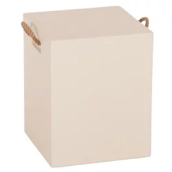 ΣΚΑΜΠΟ ΤΕΤΡΑΓΩΝΟ FIBER CEMENT ΜΕ ΧΕΡΟΥΛΙΑ ZAK HM6581.02 ΣΕ ΜΠΕΖ 36x36x45,5Υεκ