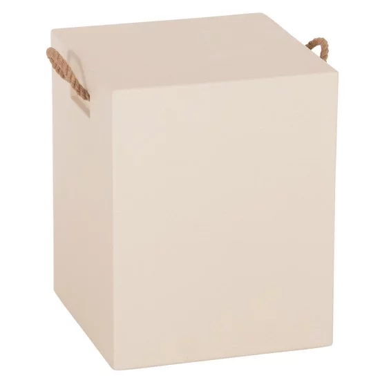 ΣΚΑΜΠΟ ΤΕΤΡΑΓΩΝΟ FIBER CEMENT ΜΕ ΧΕΡΟΥΛΙΑ ZAK HM6581.02 ΣΕ ΜΠΕΖ 36x36x45,5Υεκ