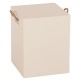 ΣΚΑΜΠΟ ΤΕΤΡΑΓΩΝΟ FIBER CEMENT ΜΕ ΧΕΡΟΥΛΙΑ ZAK HM6581.02 ΣΕ ΜΠΕΖ 36x36x45,5Υεκ