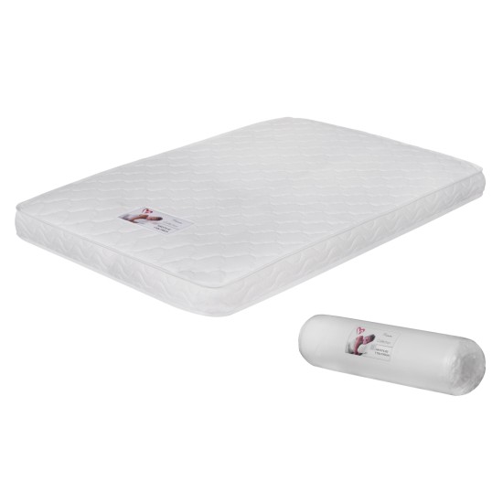 ΣΤΡΩΜΑ ΑΦΡΟΥ ΧΩΡΙΣ ΕΛΑΤΗΡΙΑ JORDY 110X190x15Y-- HM374.02  (ROLL PACKING) ΛΕΥΚΟ