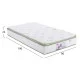 ΣΤΡΩΜΑ CONTINUOUS SPRING ΜΕ ΑΝΩΣΤΡΩΜΑ ALOE VERA 140X200 HM372.13 ΜΟΝΗΣ ΟΨΗΣ