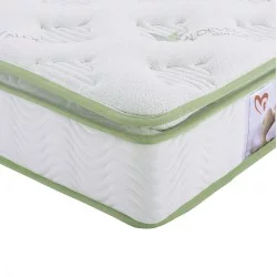 ΣΤΡΩΜΑ CONTINUOUS SPRING ΜΕ ΑΝΩΣΤΡΩΜΑ ALOE VERA 140X200 HM372.13 ΜΟΝΗΣ ΟΨΗΣ