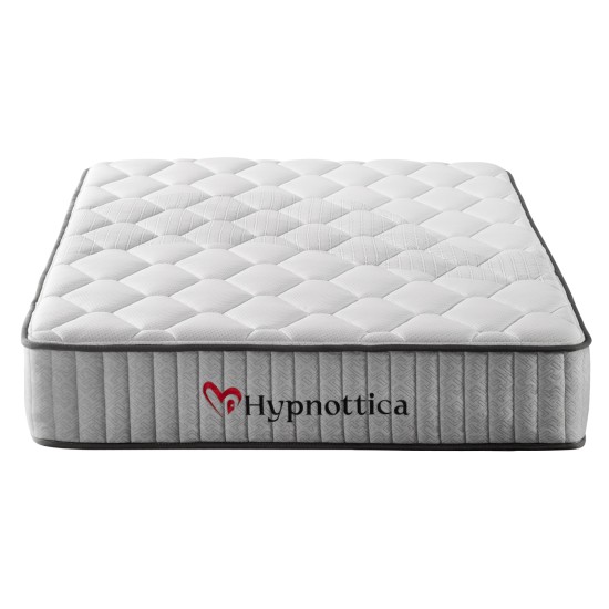 ΣΤΡΩΜΑ ΔΙΠΛΟ HYPNOTTICA HM748.04 POCKET SPRINGS--ΛΕΥΚΟ 140x200x25Υεκ.