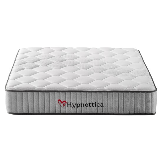 ΣΤΡΩΜΑ ΔΙΠΛΟ HYPNOTTICA HM748.05 POCKET SPRINGS--ΛΕΥΚΟ 150x200x25Υεκ.