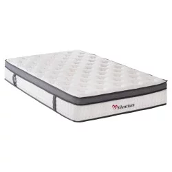 ΣΤΡΩΜΑ ΔΙΠΛΟ SILENTIUM HM749.04 POCKET SPRINGS--ΛΕΥΚΟ 140x200x30Υεκ.