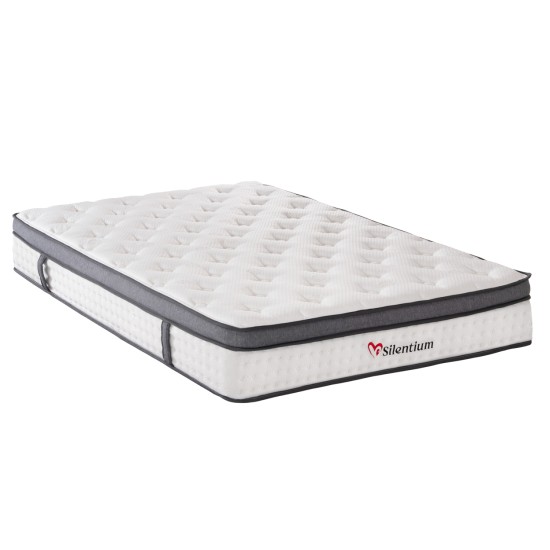 ΣΤΡΩΜΑ ΔΙΠΛΟ SILENTIUM HM749.05 POCKET SPRINGS--ΛΕΥΚΟ 150x200x30Υεκ.