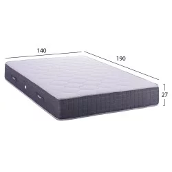 ΣΤΡΩΜΑ DREAMTOPIA ΣΕΙΡΑ CLOUD9 HM656.140-190 BONNELL SPRING 140x190x27Yεκ.