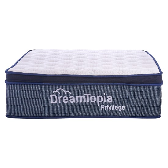 ΣΤΡΩΜΑ DREAMTOPIA, σειρά PRIVILEGE HM660.90 POCKET SPRING ΜΕ ΑΝΩΣΤΡΩΜΑ 90X190x29Υεκ.