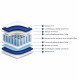 ΣΤΡΩΜΑ POCKET SPRING ΗΜΙΔΙΠΛΟ 110x190 ΔΙΠΛΗΣ ΟΨΗΣ HM309.02