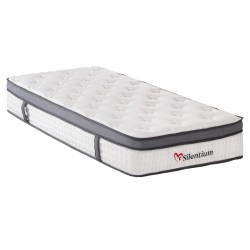 ΣΤΡΩΜΑ ΜΟΝΟ SILENTIUM HM749.01 POCKET SPRINGS--ΛΕΥΚΟ 90x190x30Υεκ.