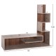 ΣΥΝΘΕΤΟ ΤΗΛΕΟΡΑΣΗΣ EDELIE HM8908.14 ΜΕΛΑΜΙΝΗ ΓΚΡΙ STONE TEXTURE-ΦΥΣΙΚΟ 150x29,5x120Υεκ.