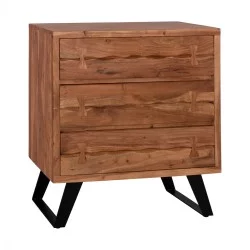 ΣΥΡΤΑΡΙΕΡΑ FANSI 3ΣΥΡΤΑΡΙΑ ΑΠΟ ΜΑΣΙΦ ΞΥΛΟ ΑΚΑΚΙΑΣ 80x35x86Υεκ. HM8474.11