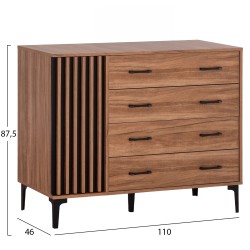 ΣΥΡΤΑΡΙΕΡΑ ΣΕΙΡΑ HARRY HM18009.01 ΜΕΛΑΜΙΝΗ ΦΥΣΙΚΟ ΞΥΛΟΥ-ΜΑΥΡΟ 110x46x87,5Υεκ. ΣΥΡΤΑΡΙΕΡΑ ΣΕΙΡΑ HARRY HM18009.01 ΜΕΛΑΜΙΝΗ ΦΥΣΙΚΟ ΞΥΛΟΥ-ΜΑΥΡΟ 110x46x87,5Υεκ.