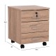ΣΥΡΤΑΡΙΕΡΑ ΓΡΑΦΕΙΟΥ HAYDEN HM2282.02 ΣΕ SONAMA ΧΡΩΜΑ 39.5x40x46.5Υεκ