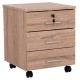 ΣΥΡΤΑΡΙΕΡΑ ΓΡΑΦΕΙΟΥ HAYDEN HM2282.02 ΣΕ SONAMA ΧΡΩΜΑ 39.5x40x46.5Υεκ