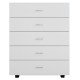ΣΥΡΤΑΡΙΕΡΑ ΜΕΛΑΜΙΝΗΣ THORG HM8995.03- 5 ΣΥΡΤΑΡΙΑ ΛΕΥΚΗ 80Χ40Χ100Yεκ.
