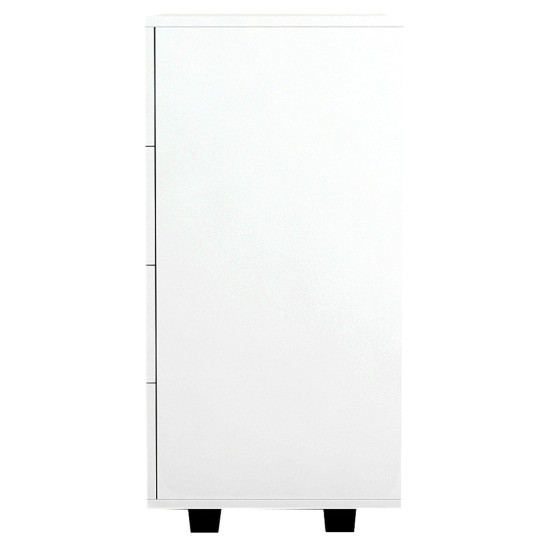 ΣΥΡΤΑΡΙΕΡΑ ΜΕΛΑΜΙΝΗΣ THORG ME 4 ΣΥΡΤΑΡΙΑ ΛΕΥΚΗ HM8996.03 80x40x83Υεκ.