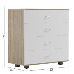 ΣΥΡΤΑΡΙΕΡΑ ΜΕΛΑΜΙΝΗΣ THORG ME 4 ΣΥΡΤΑΡΙΑ SONAMA-ΛΕΥΚΟ HM8996.04 80x40x83Yεκ. ΣΥΡΤΑΡΙΕΡΑ ΜΕΛΑΜΙΝΗΣ THORG ME 4 ΣΥΡΤΑΡΙΑ SONAMA-ΛΕΥΚΟ HM8996.04 80x40x83Yεκ.