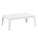 ΤΡΑΠΕΖΑΚΙ ΟΡΘΟΓΩΝΙΟ SLEEK HM6367.01 ΠΟΛΥΠΡΟΠΥΛΕΝΙΟ ΣΕ ΛΕΥΚΟ 99x59.5x39.5Υεκ.