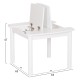 ΤΡΑΠΕΖΑΚΙ ΠΑΙΔΙΚΟ ΜΕ ΑΠΟΘ.ΧΩΡΟΥΣ RICKI HM18339.03 MDF & ΣΥΜΗΔΑ ΣΕ ΛΕΥΚΟ 65x65x47Υεκ
