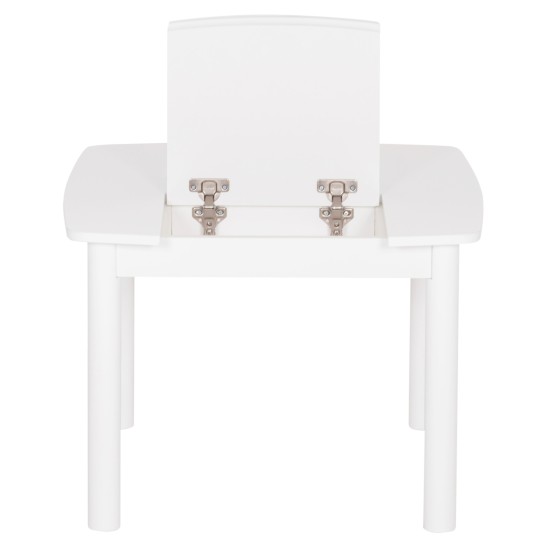 ΤΡΑΠΕΖΑΚΙ ΠΑΙΔΙΚΟ ΜΕ ΑΠΟΘ.ΧΩΡΟΥΣ RICKI HM18339.03 MDF & ΣΥΜΗΔΑ ΣΕ ΛΕΥΚΟ 65x65x47Υεκ