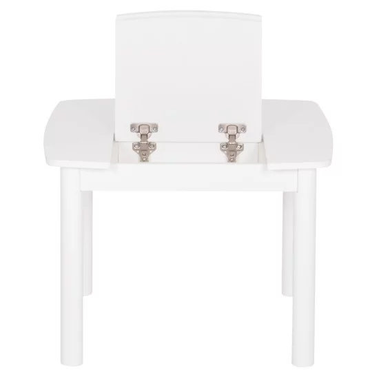 ΤΡΑΠΕΖΑΚΙ ΠΑΙΔΙΚΟ ΜΕ ΑΠΟΘ.ΧΩΡΟΥΣ RICKI HM18339.03 MDF & ΣΥΜΗΔΑ ΣΕ ΛΕΥΚΟ 65x65x47Υεκ