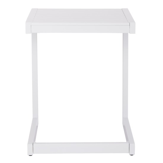 ΤΡΑΠΕΖΑΚΙ ΞΑΠΛΩΣΤΡΑΣ BELLING HM6274.01 ΑΛΟΥΜΙΝΙΟ ΣΕ ΛΕΥΚΟ 42x43x53Υεκ.