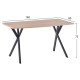 ΤΡΑΠΕΖΙ ALARICK HM8550.01 ΜΕ MDF ΕΠΙΦΑΝΕΙΑ SONAMA & ΜΕΤΑΛΛΙΚΑ ΠΟΔΙΑ 140X80X75Υ εκ. ΤΡΑΠΕΖΙ ALARICK HM8550.01 ΜΕ MDF ΕΠΙΦΑΝΕΙΑ SONAMA & ΜΕΤΑΛΛΙΚΑ ΠΟΔΙΑ 140X80X75Υ εκ.