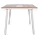 ΤΡΑΠΕΖΙ ΑΛΟΥΜΙΝΙΟΥ TABER HM5131.11 ΛΕΥΚΟ ΜΕ POLYWOOD TOP 200x100x75Υεκ