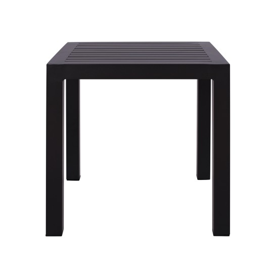 ΤΡΑΠΕΖΙ ΑΛΟΥΜΙΝΙΟΥ QIANA HM5402.02 ΓΚΡΙ 45x45x45,5Υ εκ.