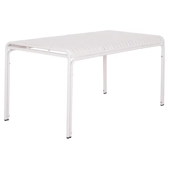 ΤΡΑΠΕΖΙ ΑΛΟΥΜΙΝΙΟΥ RACHEL HM6339.02 ΛΕΥΚΟ 150x80x75Υεκ.