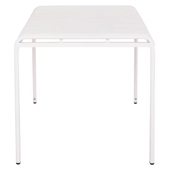 ΤΡΑΠΕΖΙ ΑΛΟΥΜΙΝΙΟΥ RACHEL HM6339.02 ΛΕΥΚΟ 150x80x75Υεκ.