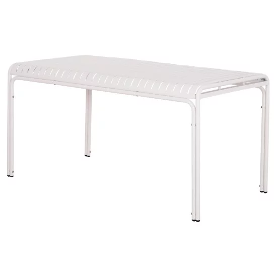 ΤΡΑΠΕΖΙ ΑΛΟΥΜΙΝΙΟΥ RACHEL HM6339.02 ΛΕΥΚΟ 150x80x75Υεκ.