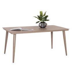 ΤΡΑΠΕΖΙ ΑΛΟΥΜΙΝΙΟΥ ΟΡΘΟΓΩΝΙΟ HIGER HM6291.04 ΚΑΠΟΥΤΣΙΝΟ 160x90x78Υεκ.