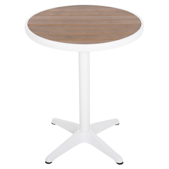 ΤΡΑΠΕΖΙ ΑΛΟΥΜΙΝΙΟΥ ΣΤΡΟΓΓΥΛΟ ALEXA HM6086.02 ΛΕΥΚΟ-POLYWOOD TOP ΦΥΣΙΚΟ Φ60x73Υεκ. ΤΡΑΠΕΖΙ ΑΛΟΥΜΙΝΙΟΥ ΣΤΡΟΓΓΥΛΟ ALEXA HM6086.02 ΛΕΥΚΟ-POLYWOOD TOP ΦΥΣΙΚΟ Φ60x73Υεκ.