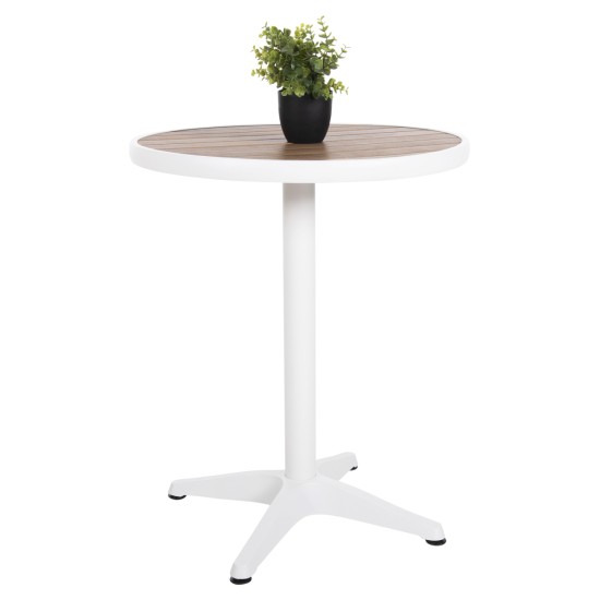 ΤΡΑΠΕΖΙ ΑΛΟΥΜΙΝΙΟΥ ΣΤΡΟΓΓΥΛΟ ALEXA HM6086.02 ΛΕΥΚΟ-POLYWOOD TOP ΦΥΣΙΚΟ Φ60x73Υεκ. ΤΡΑΠΕΖΙ ΑΛΟΥΜΙΝΙΟΥ ΣΤΡΟΓΓΥΛΟ ALEXA HM6086.02 ΛΕΥΚΟ-POLYWOOD TOP ΦΥΣΙΚΟ Φ60x73Υεκ.