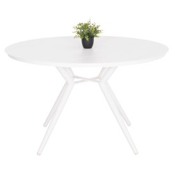 ΤΡΑΠΕΖΙ ΑΛΟΥΜΙΝΙΟΥ ΣΤΡΟΓΓΥΛΟ HIGER HM6290.02 Φ126x74Υεκ.