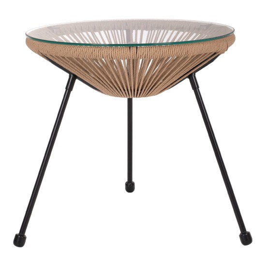 ΤΡΑΠΕΖΙ ΒΟΗΘΗΤΙΚΟ ALLEGRA ΜΑΥΡΟ ΜΕΤΑΛΛΟ  ME TWISTED WICKER ΦΥΣΙΚΟ HM5873.01 Φ47Χ45Υεκ. ΤΡΑΠΕΖΙ ΒΟΗΘΗΤΙΚΟ ALLEGRA ΜΑΥΡΟ ΜΕΤΑΛΛΟ  ME TWISTED WICKER ΦΥΣΙΚΟ HM5873.01 Φ47Χ45Υεκ.