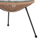 ΤΡΑΠΕΖΙ ΒΟΗΘΗΤΙΚΟ ALLEGRA ΜΑΥΡΟ ΜΕΤΑΛΛΟ  ME TWISTED WICKER ΦΥΣΙΚΟ HM5873.01 Φ47Χ45Υεκ. ΤΡΑΠΕΖΙ ΒΟΗΘΗΤΙΚΟ ALLEGRA ΜΑΥΡΟ ΜΕΤΑΛΛΟ  ME TWISTED WICKER ΦΥΣΙΚΟ HM5873.01 Φ47Χ45Υεκ.