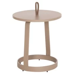 ΤΡΑΠΕΖΙ ΒΟΗΘΗΤΙΚΟ ΕΞ.ΧΩΡΟΥ MINO HM6432.03 ΑΛΟΥΜΙΝΙΟ & ΣΧΟΙΝΙ ΚΑΠΟΥΤΣΙΝΟ Φ47x53Υεκ