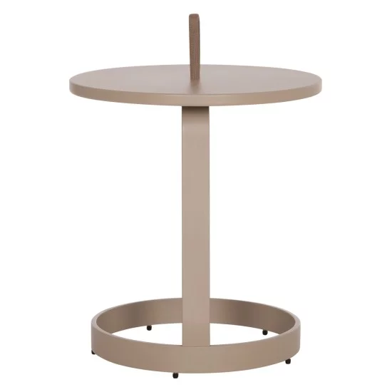 ΤΡΑΠΕΖΙ ΒΟΗΘΗΤΙΚΟ ΕΞ.ΧΩΡΟΥ MINO HM6432.03 ΑΛΟΥΜΙΝΙΟ & ΣΧΟΙΝΙ ΚΑΠΟΥΤΣΙΝΟ Φ47x53Υεκ