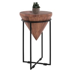 ΤΡΑΠΕΖΙ ΒΟΗΘΗΤΙΚΟ ZELIE HM8217.11 ΑΠΟ ΜΑΣΙΦ ΚΟΡΜΟ ΑΚΑΚΙΑΣ Φ31X53Υ εκ.