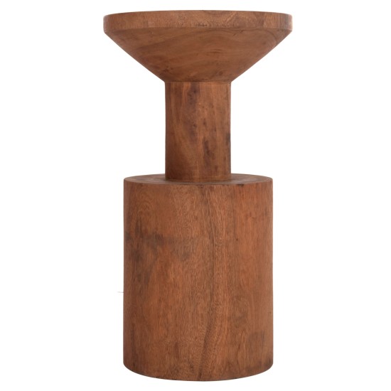 ΤΡΑΠΕΖΙ ΒΟΗΘΗΤΙΚΟ BERMAL HM9889.11 ΜΑΣΙΦ ΞΥΛΟ SUAR ΣΕ ΦΥΣΙΚΟ Φ35x65Υεκ.