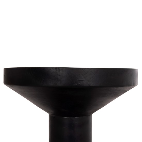 ΤΡΑΠΕΖΙ ΒΟΗΘΗΤΙΚΟ BERMAL HM9889.12 ΜΑΣΙΦ ΞΥΛΟ SUAR ΣΕ ΜΑΥΡΟ Φ35x65Υεκ.