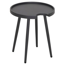 ΤΡΑΠΕΖΙ ΒΟΗΘΗΤΙΚΟ ΣΤΡΟΓΓΥΛΟ ΕΞ.ΧΩΡΟΥ TEROC HM6433.03 ΑΛΟΥΜΙΝΙΟ ΚΑΠΟΥΤΣΙΝΟ Φ47x53Υεκ