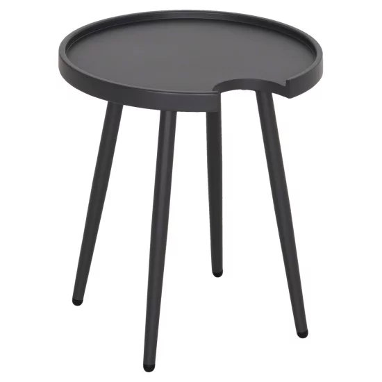 ΤΡΑΠΕΖΙ ΒΟΗΘΗΤΙΚΟ ΣΤΡΟΓΓΥΛΟ ΕΞ.ΧΩΡΟΥ TEROC HM6433.02 ΑΛΟΥΜΙΝΙΟ ΛΕΥΚΟ Φ47x53Υεκ