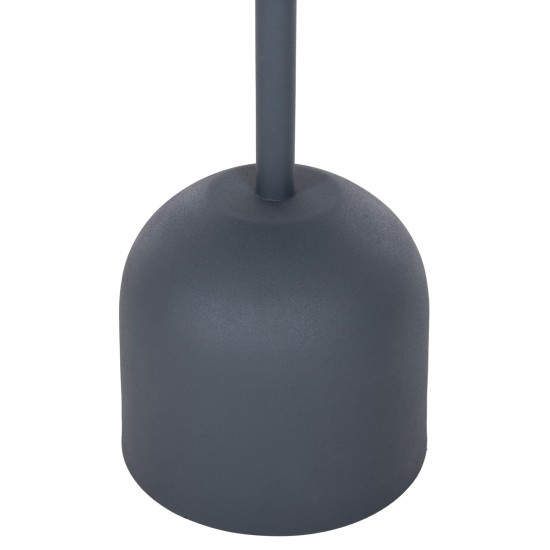 ΤΡΑΠΕΖΙ ΒΟΗΘΗΤΙΚΟ ΣΤΡΟΓΓΥΛΟ DELBEL HM4261.05 ΜΕΤΑΛΛΟ ΜΠΛΕ ΣΚΟΥΡΟ Φ39,5x53,5Υ εκ.