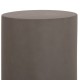 ΤΡΑΠΕΖΙ ΒΟΗΘΗΤΙΚΟ FIBER CEMENT ΣΤΡΟΓΓΥΛΟ KYOKO HM6592.01 ΓΚΡΙ Φ40x43Υεκ.