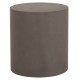 ΤΡΑΠΕΖΙ ΒΟΗΘΗΤΙΚΟ FIBER CEMENT ΣΤΡΟΓΓΥΛΟ KYOKO HM6592.01 ΓΚΡΙ Φ40x43Υεκ.